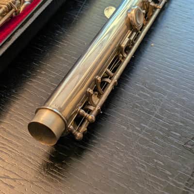 Yamaha YFL-481 Intermediate B-Foot Flute 1990s - Silver image 17