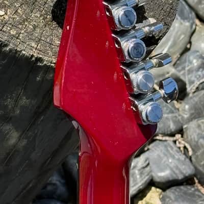 Fender Stratocaster Set Neck  1994 - stunning Custom Shop Set Neck Crimson'burst Flame Top ! image 7