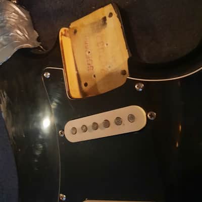 Kurt Cobain Vandalism Stratocaster Replica (Fender Japan, Squier Partscaster) Seymour Duncan Vintage image 5