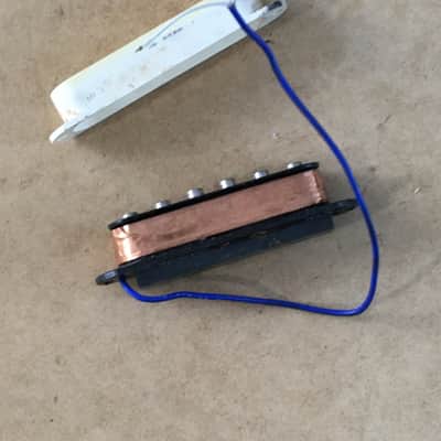 Vintage Fender (Fernandes?) Strat Middle Pickup 1980s Japan MIJ Natural Relic Aging image 8
