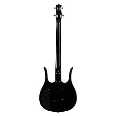 Danelectro 58 Longhorn Bass F-Hole Red Hot - Semi-Acoustic Bass righthand image 3