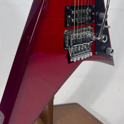 Jackson RR3 Randy Rhoads V Electric Guitar W/ OHSC MIJ Japan 1997 - Trans Red image 4