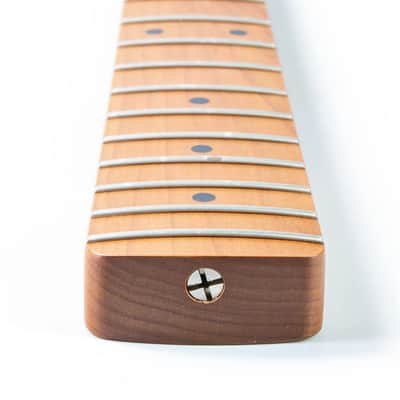 Allparts Select Replacement Jazz Bass Neck Roasted Maple JMF-RM image 5