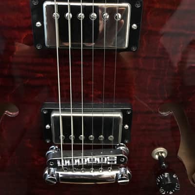 Heritage H-535 Semi-Hollow Body Trans Red Wine image 9