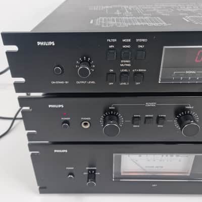 Philips (Black Tulip) 22AH380 Stereo Amp- 22AH180 Tuner-22AH280 Pre Amp- In Box image 11