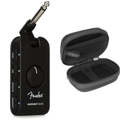 Fender Mustang Micro Headphone Guitar Amp with Case image 2
