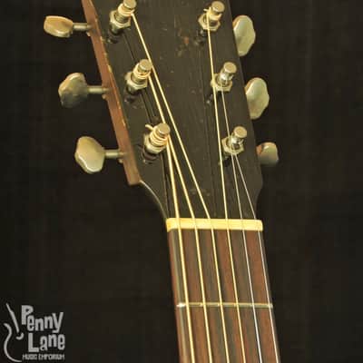 Pre-War Guitars Model J Slope Shoulder Acoustic Guitar With Case Distress Level 2 image 16