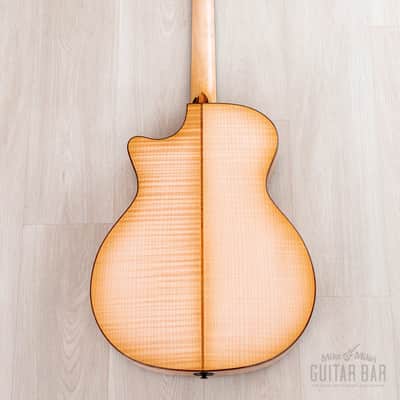 2023 Taylor Custom Grand Auditorium Acoustic Electric Guitar w/ Bearclaw Spruce, Flame Maple & Flame Koa Armrest image 3