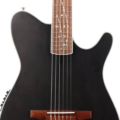 Ibanez TOD10N Tim Henson Signature Nylon Acoustic-Electric Transparent Black Flat image 6