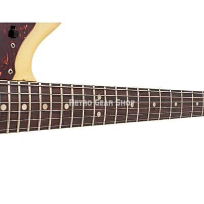 Fender Jazzmaster 1965 Electric Guitar Vintage Rare Olympic White image 4