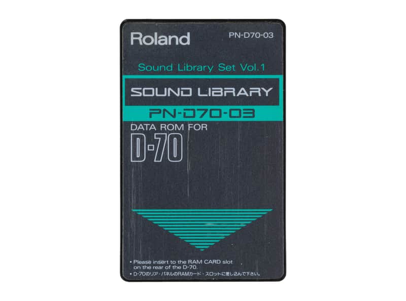 Roland PN-D70-03 Sound Library ROM Card for D-70 image 1