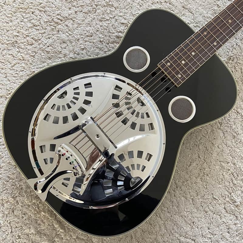 Vandora Electric Guitar Dobro Resonator, Mahogany Neck, Rosewood Fingerboard image 1