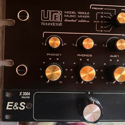 Urei 1620LE +E&S isolator image 2