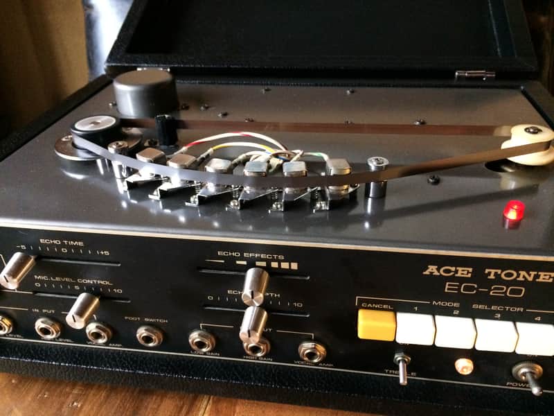Ace Tone EC-20 Echo Chamber- tape echo 1970s black /gold | Reverb