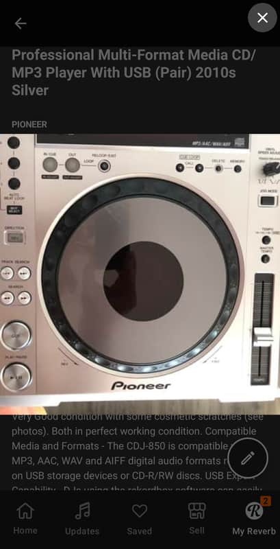 2 Pioneer Cdj 850 2010s image 1