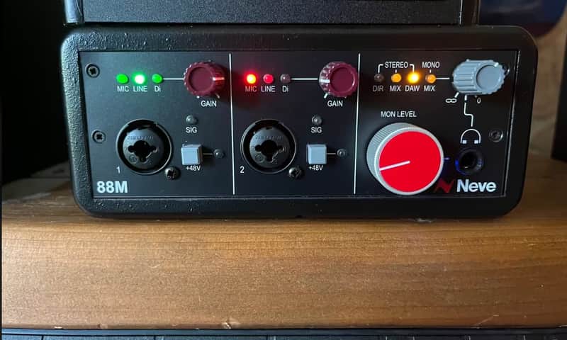 AMS Neve 88M USB Audio Interface 2022 - Present - Black image 1
