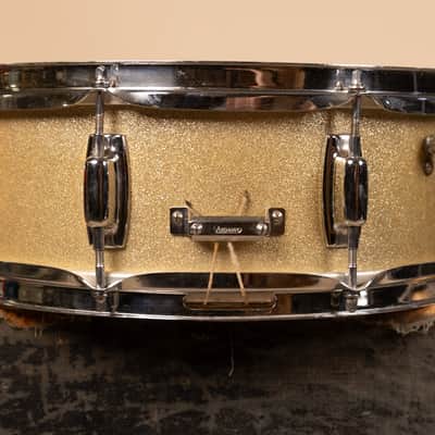 1970s Ludwig 5x14 Standard Silver Mist Snare Drum image 7