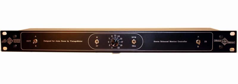 4 in 4 out - Studio Monitor Controller - 1U Rackmount - XLR Stereo Balanced Speaker Switch image 1