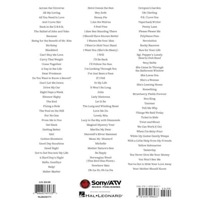 Hal Leonard The Beatles Sheet Music Collection image 4