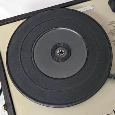 1970s Vintage Califone 1430K Portable Phonograph - Record Player - Beige image 7
