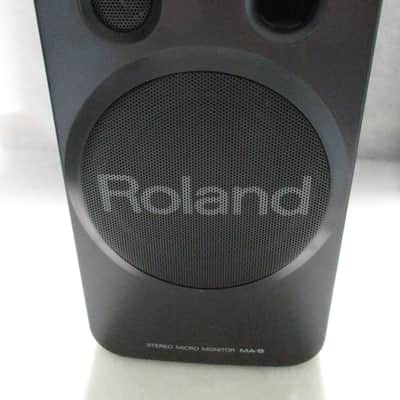 Roland MA-8BK Stereo Micro Monitor 1996 - Black image 9