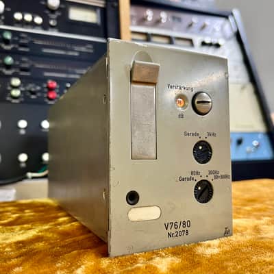 Telefunken V76/80 c 1960 original vintage tube micpre microphone preamp valve preamplifier tab Siemens maihak v-76 image 3