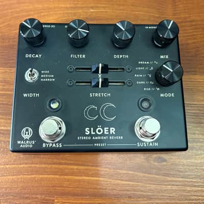 Walrus Audio Slöer Stereo Multi-Texture Reverb 2023 - Present - Matte Black image 1