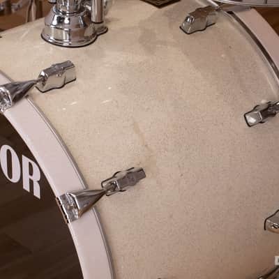 Sonor Force 3003 6 Piece Maple Drum Kit, White Sparkle Lacquer (Pre Loved) image 8