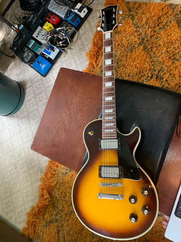 Memphis Les Paul copy 70’s Tobacco burst image 1