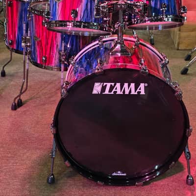 Tama Starclassic Walnut/Birch 5-piece Shell Pack (LIMITED EDITION 1 of 50) - Crimson Sapphire Cascade image 3