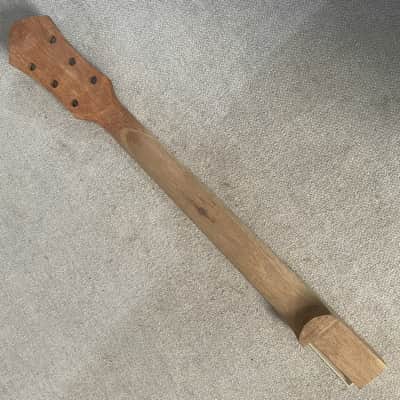 Mahogany DIY Project Unfinished Guitar Neck, Rosewood 22 Frets Fingerboard image 3