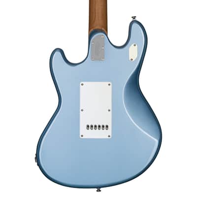 Sterling by Music Man Stingray Guitar SR50 Firemist Silver image 5