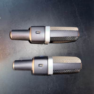 Pair AKG C214 Large Diaphragm Cardioid Condenser Microphones 2010s - Minty image 12