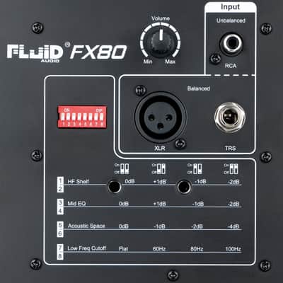 Fluid Audio FX80 8" Coaxial Active Studio Monitor - Black image 7