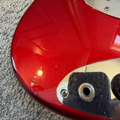 Fender Jaguar MIJ 1996 - Candy Apple Red - 50th Anniversary Edition - Made in Japan image 9