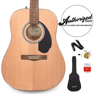 Fender FA-115 Dreadnought Starter Acoustic Guitar Starter Pack w/ Gig Bag image 1