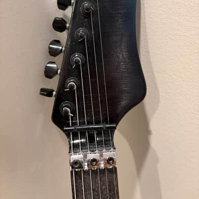 Unbranded Strat-style HH guitar with Floyd Rose - Neon Green image 4