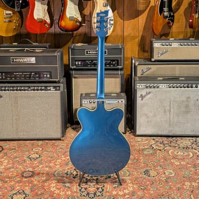 Duesenberg Fullerton Elite Series Semi-Hollow Electric Guitar 2010s - Catalina Blue image 4