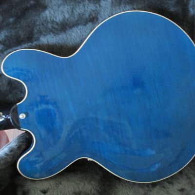 2004 Gibson ES-335 Dot Neck Beale Street Blue Figured/Flametop Excellent Plus Condition image 17