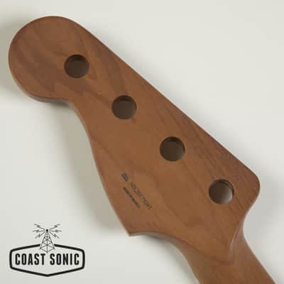 Mint Fender Roasted Maple Vintera '50's Precision Bass Neck image 3