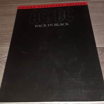 AC/DC - BACK IN BLACK - GUITAR TAB BOOK - TABLATURE SHEET MUSIC SONGBOOK ACDC image 1