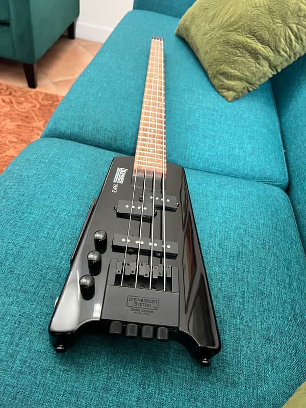 LEFTY Vintage 90s Hohner B2B Steinberger Headless PJ Bass image 1