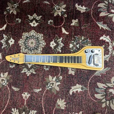 Gibson EH-500 Skylark Korina Lap Steel & Hard Case Mid 1960's w/ GA-5T Skylark Tube Amplifier image 4