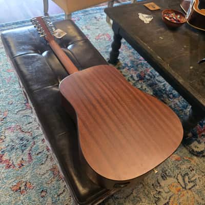 2017 Martin D12X1AE - 12-String Acoustic Electric Dreadnaught - Natural - w/Hardshell Case image 11