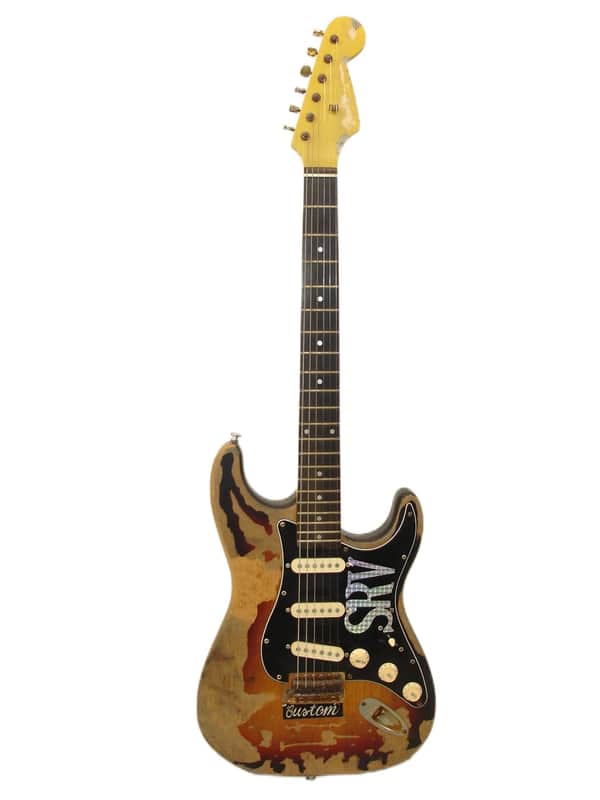 Stevie Ray Vaughan Distressed SRV Replica Strat Guitar image 1