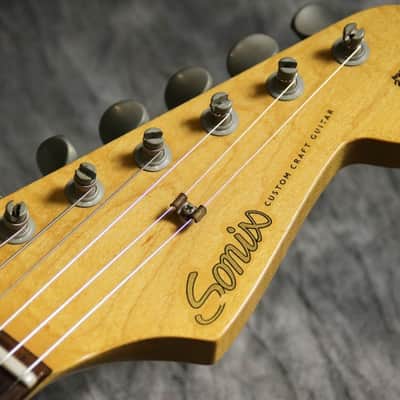 RARE 2009 Momose Sonix Custom Craft Guitar ST-62 3TS <> FLAME Maple Neck <> Bacchus Deviser <> Custom Shop Level Quality <> Momose Stratocaster Tweed Case <> 100% Original image 11