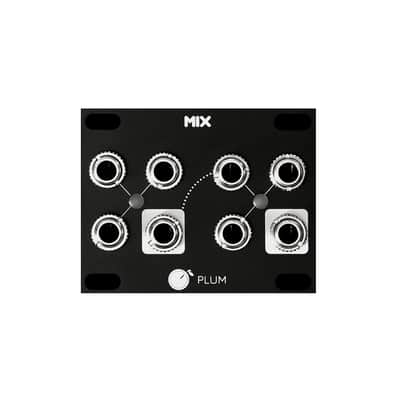 Plum  Audio MIX 1U - Unity Mixer / Precision Adder / Average Mixer 2022 Black image 1