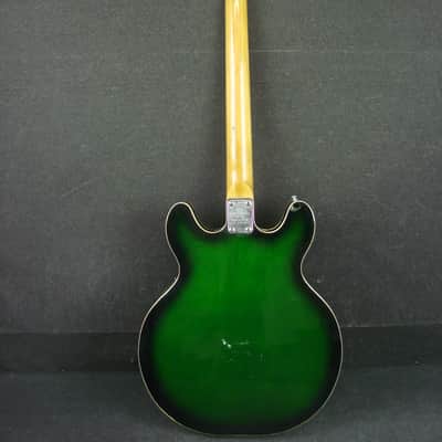 Vintage Aria Made in Japan Model 1410 Hollow Body Electric Bass Guitar image 2
