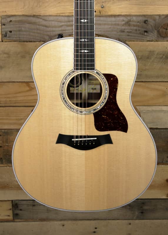 Taylor 50th Anniversary 858e 12-String Acoustic/Electric Guitar Natural w/ Case image 1