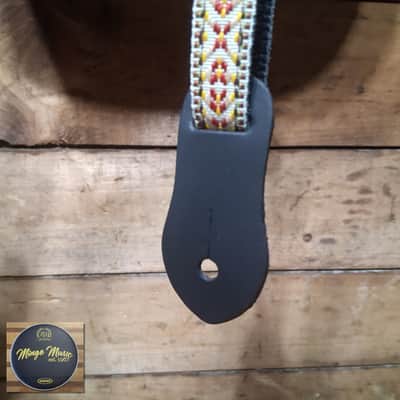 Levy's Ukulele red & yellow 1/2" strap jacquard MJ19UKE-001 image 2